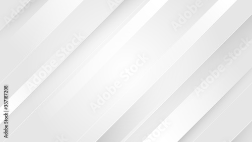 Gray and white oblique overlay lines geometry tech abstract subtle background vector illustration © Pacha M Vector