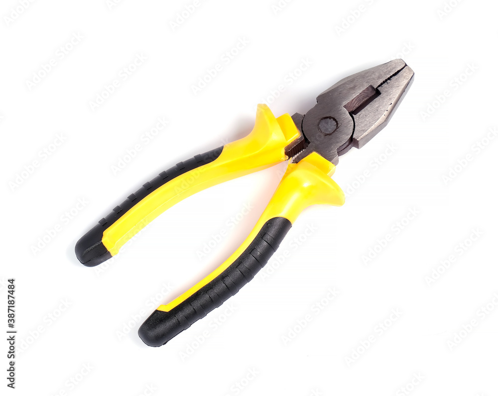 pliers on white pliers on white
