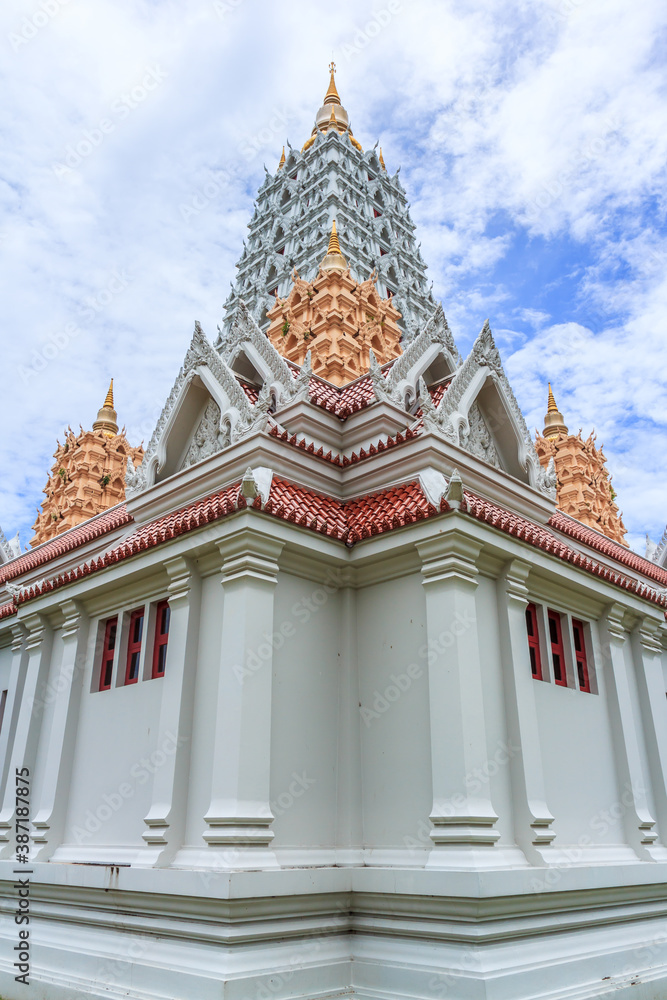 Fototapeta premium The pagoda is a beautiful temple in Thailand..