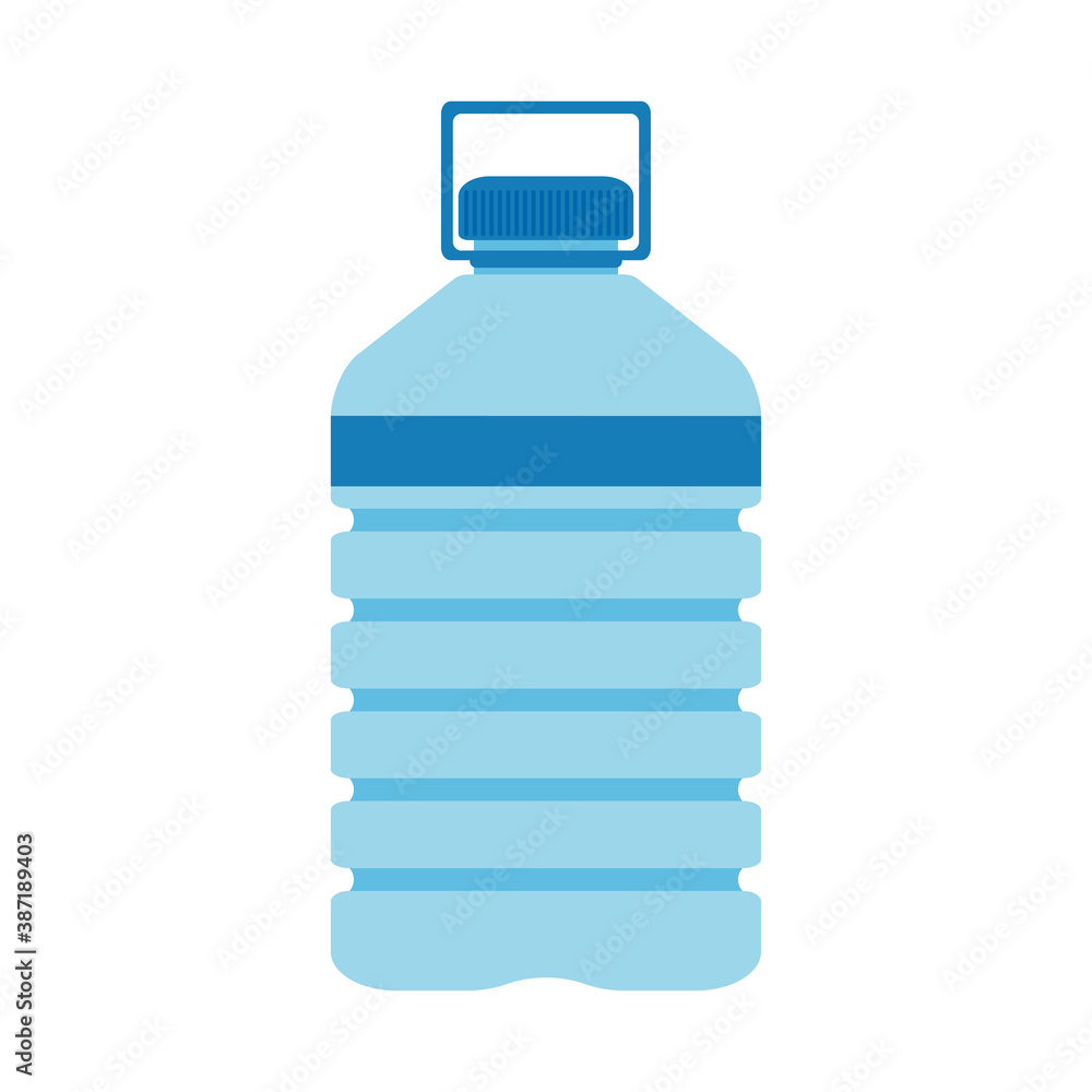 Fototapeta premium Icon of a bottle with water.