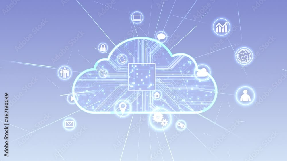 Technology Icon Network Symbol Digital devices on Internet background Technology Icon Network Symbol Digital devices on Internet background
