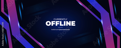 Fotografi Modern abstract twitch background design