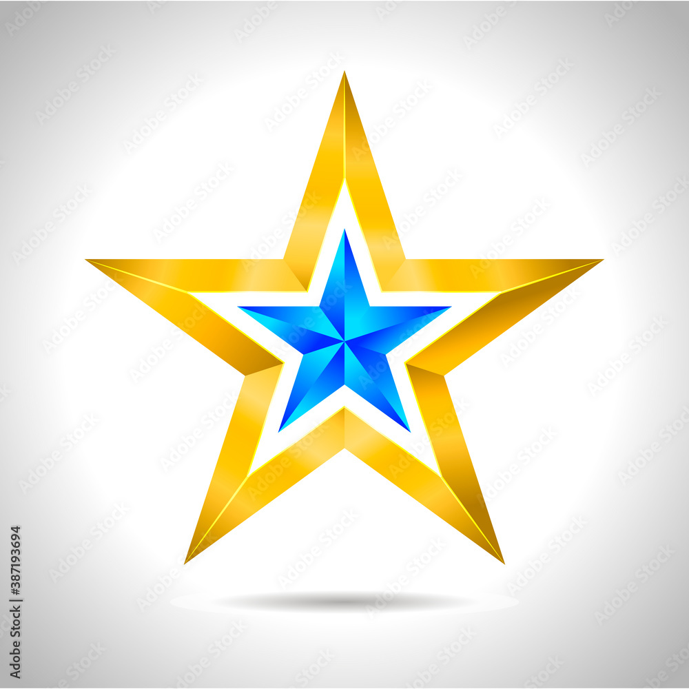 Abstract star background. Overlying star shapes in blue New year Christmas Abstract star background. Overlying star shapes in blue New year Christmas