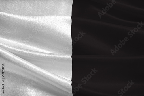 Flag of Metz in Moselle of Grand Est is a French administrative region of France photo