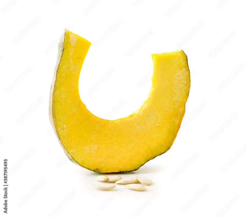 Thai pumpkins isolated on a white background