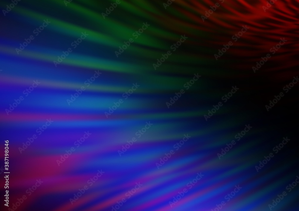 Obraz premium Dark Multicolor, Rainbow vector abstract bokeh pattern.