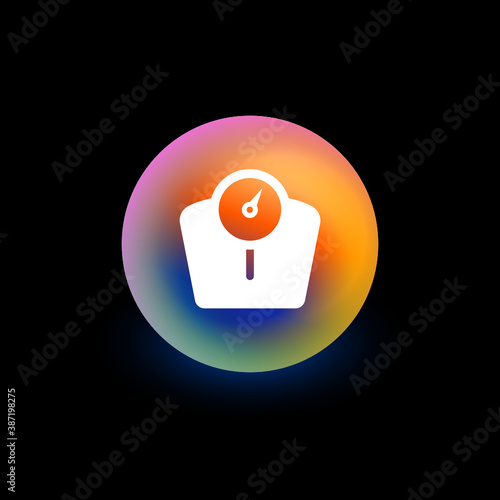 Weight Scale - App Button