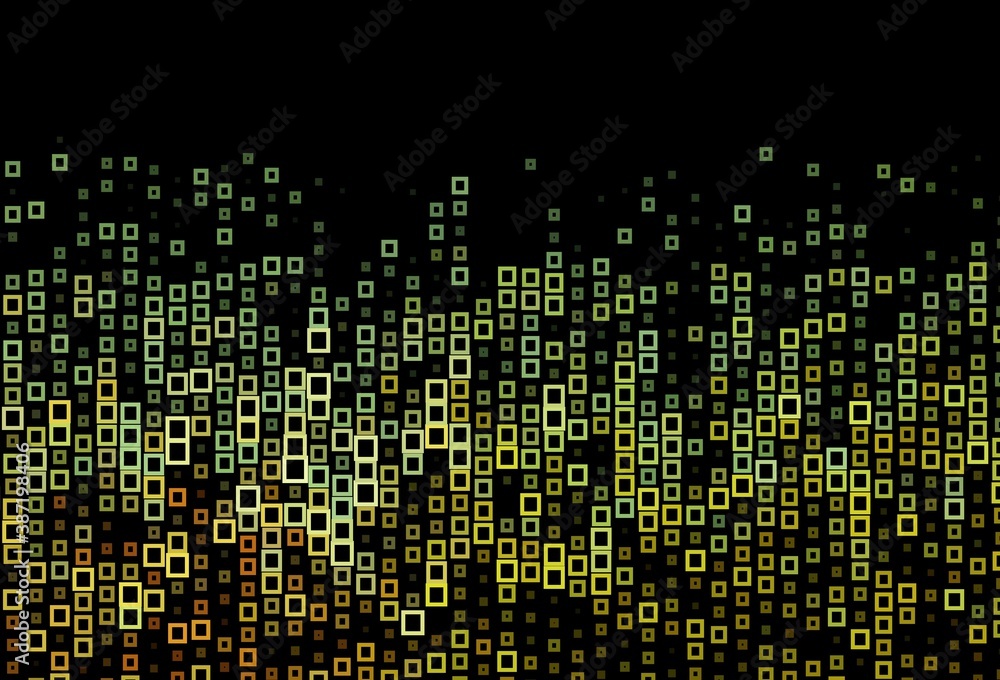 Dark Green vector template with rhombus. Dark Green vector template with rhombus.