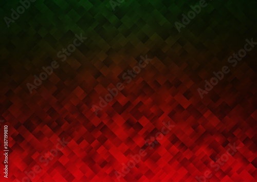 Light Green, Red vector texture in rectangular style.