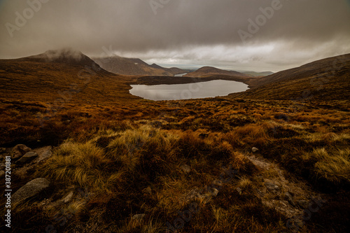 Loughshannagh, Mourne mountains, camping, tents, County Down, Northern Ireland photo