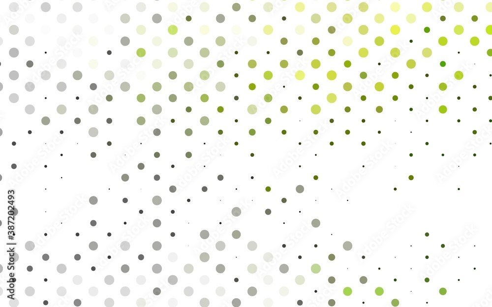 Light Green vector pattern with spheres. Light Green vector pattern with spheres.