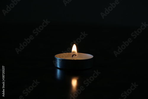 A photograph of the candle light in home during this pandemic lockdown situation