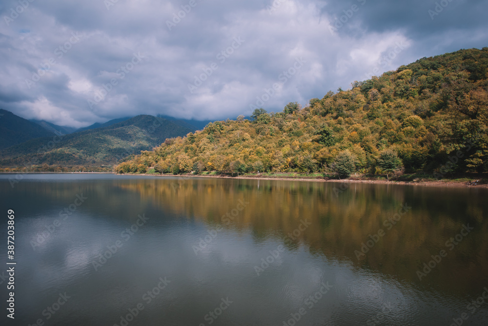 Autumn reflections in the lake