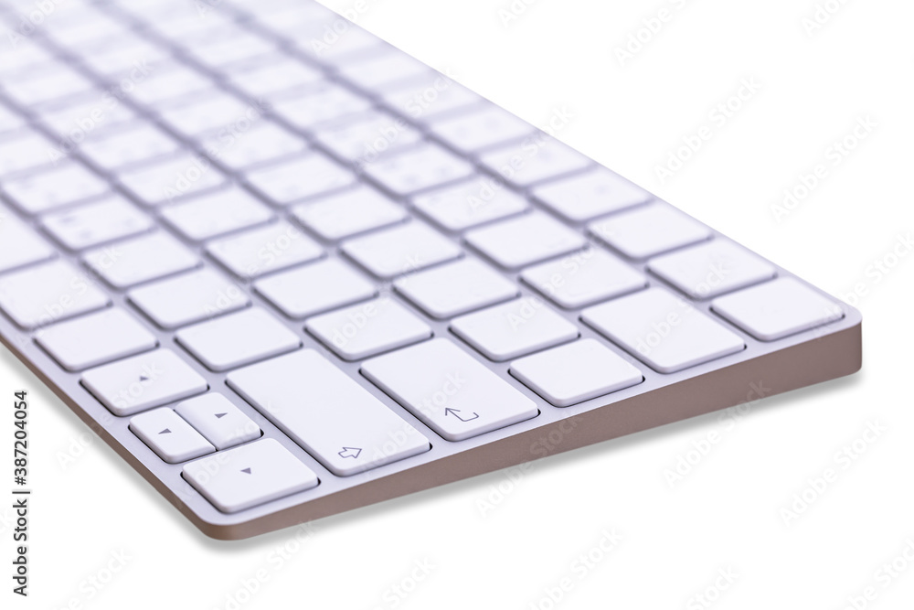 Computer keyboard isolated on white background. Computer keyboard isolated on white background.