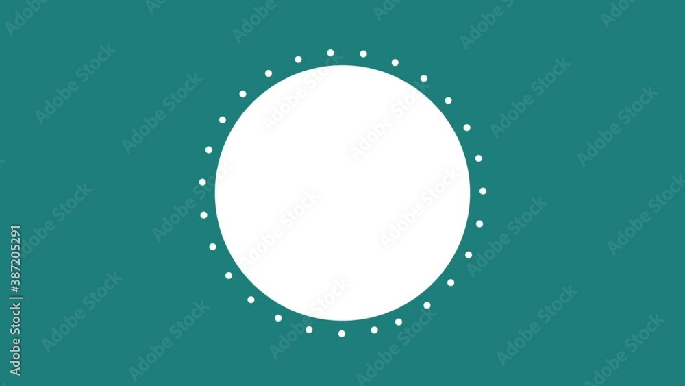 abstract circle animation effect