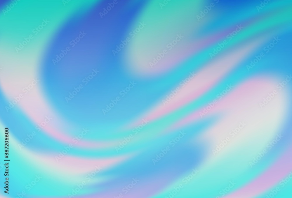 Light BLUE vector blurred bright pattern. Light BLUE vector blurred bright pattern.