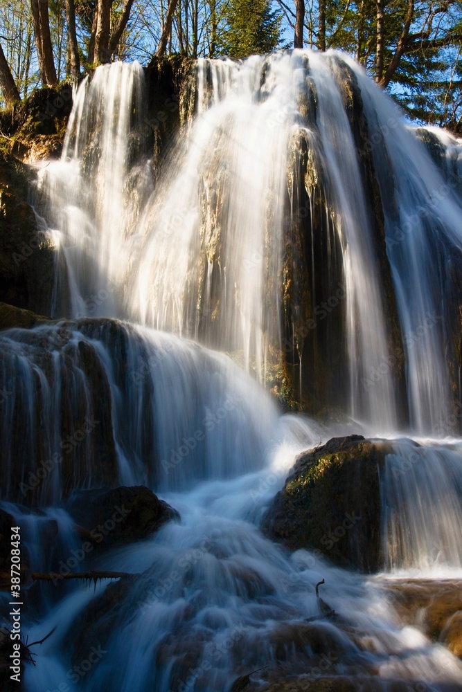 
Waterfall in the spa Lucky pod Velkym Chocom in Slovakia.