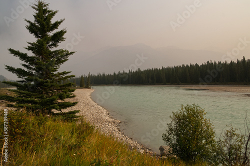 Athabasca River on a Smoky Day © RiMa Photography