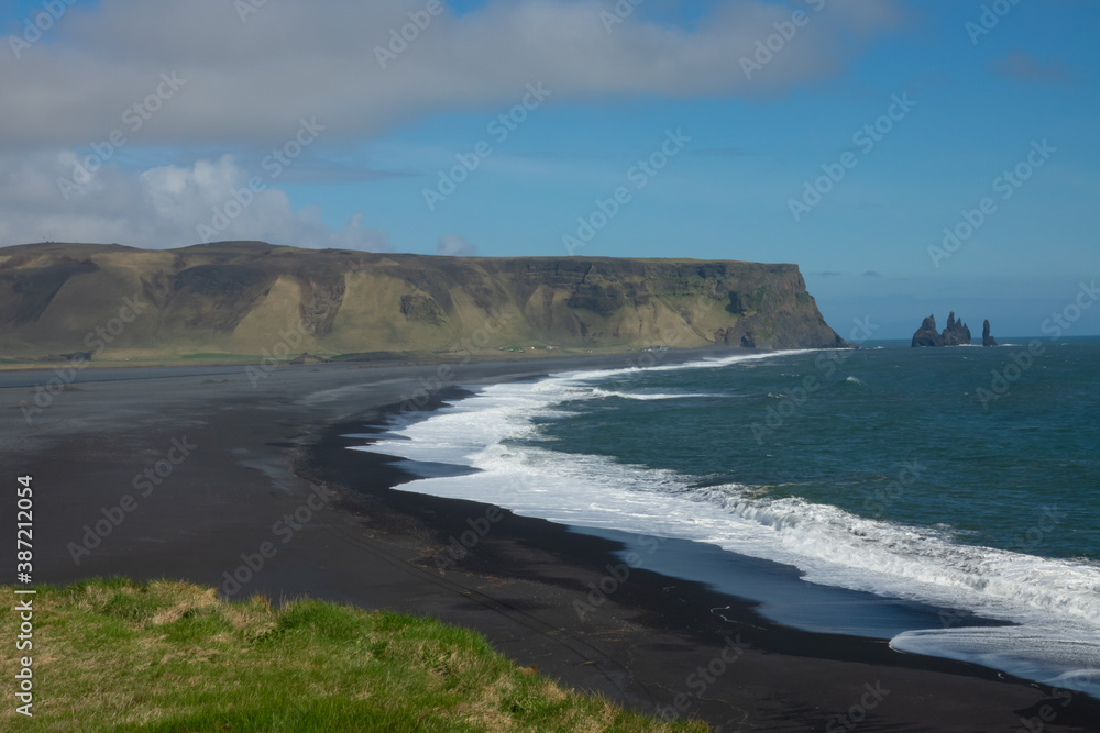 islande, plage de Reynisfjara, Vik