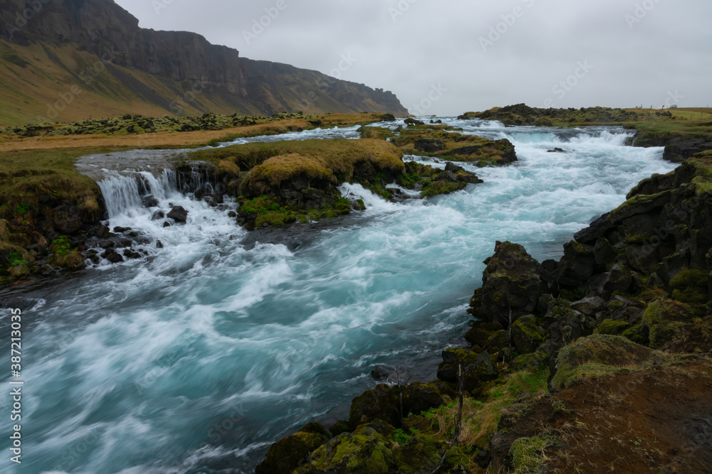 Islande, cascade Foss