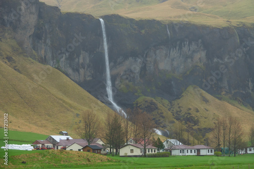 Islande, cascade Foss a Sidu photo