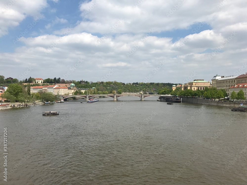 view of the river vltava