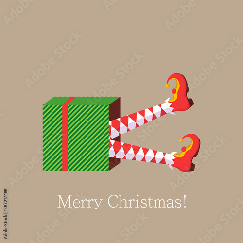 Merry Christmas, elf legs