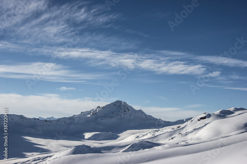 Wallpaper Mural view of the winter mountains from the slopes of Elbrus Torontodigital.ca