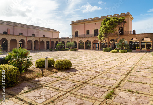 Palace of Aumale, the Regional Museum of Natural History in Terrasini, province of Palermo, Sicily, Italy photo