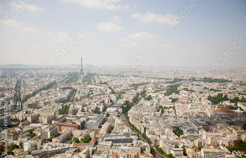Panorama of Paris with eiffel tower, la Defence © dragan1956