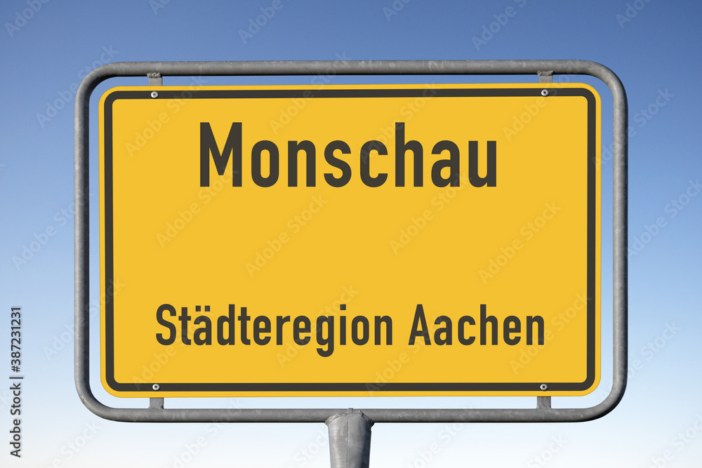 Ortstafel Monschau, Städteregion Aachen (Symbolbild) Ortstafel Monschau, Städteregion Aachen (Symbolbild)