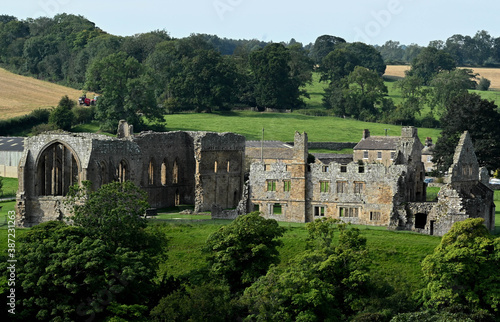 Egglestone abbey ruins photo
