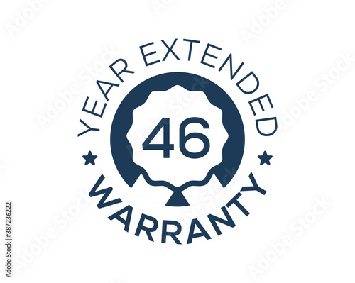 46 Years Warranty images, 46 Year Extended Warranty logos