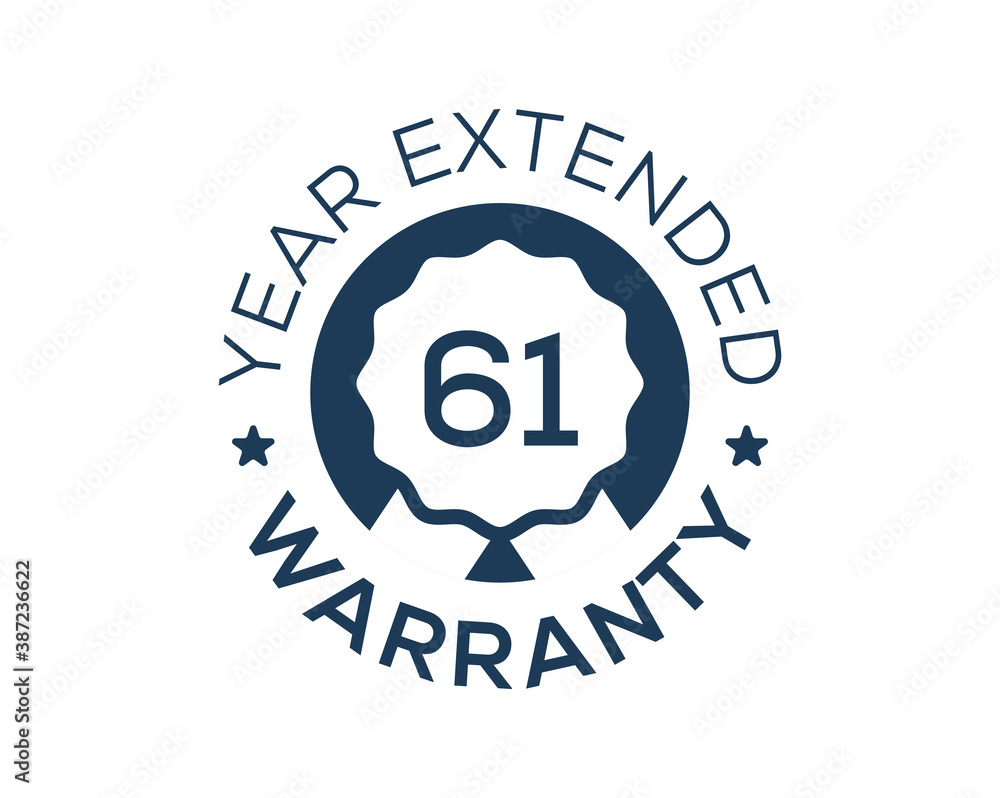61 Years Warranty images, 61 Year Extended Warranty logos 61 Years Warranty images, 61 Year Extended Warranty logos
