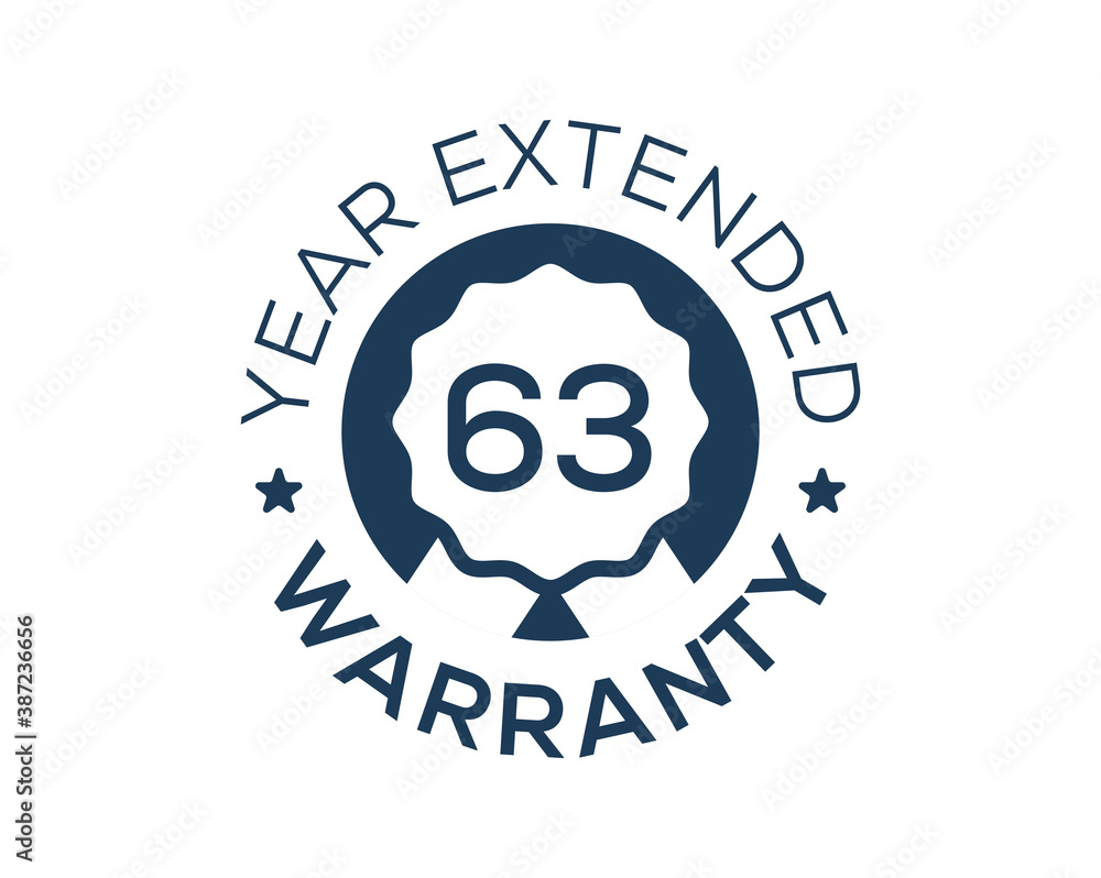 63 Years Warranty images, 63 Year Extended Warranty logos 63 Years Warranty images, 63 Year Extended Warranty logos