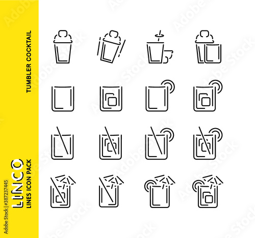 Linco Lines Icon Tumbler Cocktail Pack
