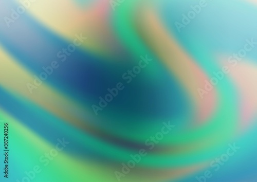 Light Blue, Green vector blurred shine abstract pattern. © Dmitry