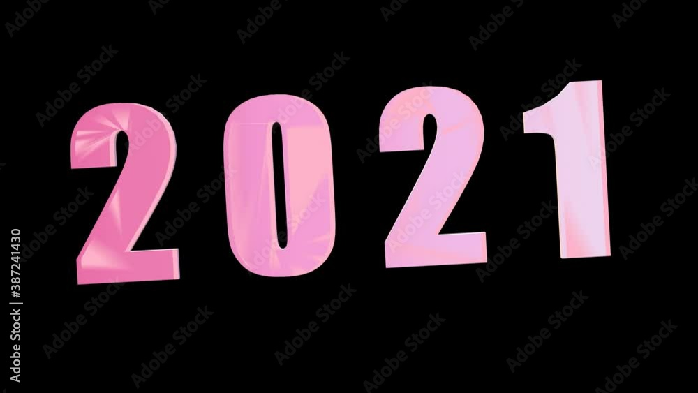 New year 2021. 2021 numbers in the center. Animation
New year 2021. 2021 numbers in the center. Animation