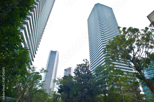武蔵小杉の高層ビル群 © Paylessimages