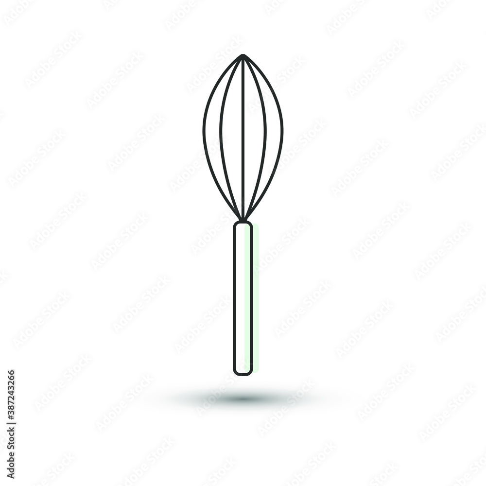 Vector whisk icon. Kitchen tool symbol. For design, web site design, logo, app, UI/UX Vector whisk icon. Kitchen tool symbol. For design, web site design, logo, app, UI/UX