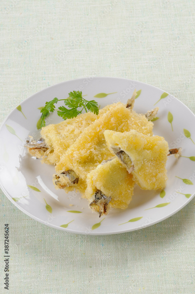 ししゃもののチーズ揚げ ししゃもののチーズ揚げ