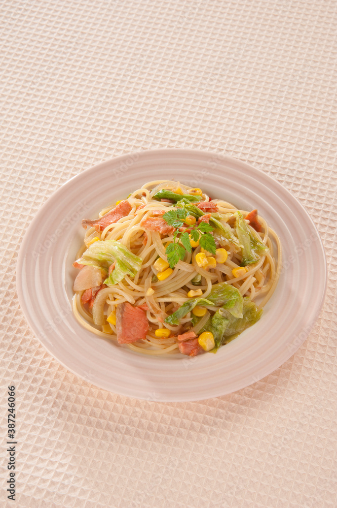 鮭パスタ 鮭パスタ