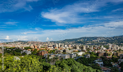 Panoramic view of Caracas at morning from east side of the city © DOUGLAS
