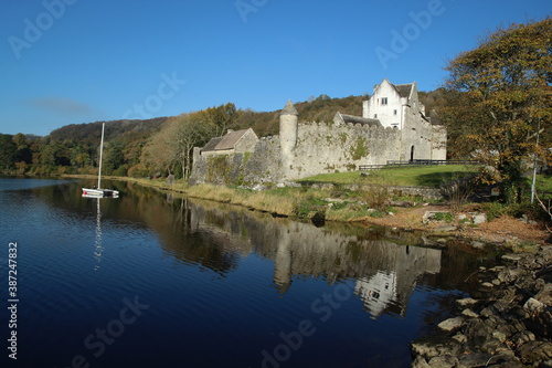 Canvas Print Parke’s Castle, a plantation era castle situated on the banks of Lough Gill, in