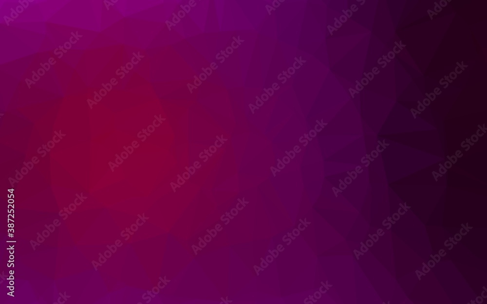 Dark Purple vector abstract mosaic background. Dark Purple vector abstract mosaic background.