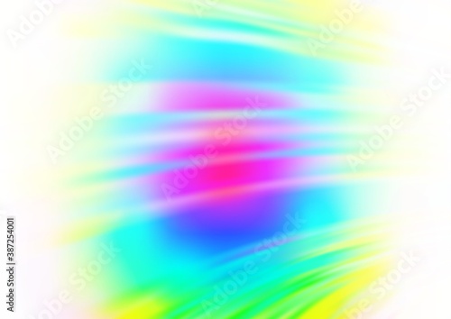 Light Multicolor  Rainbow vector glossy bokeh pattern.
