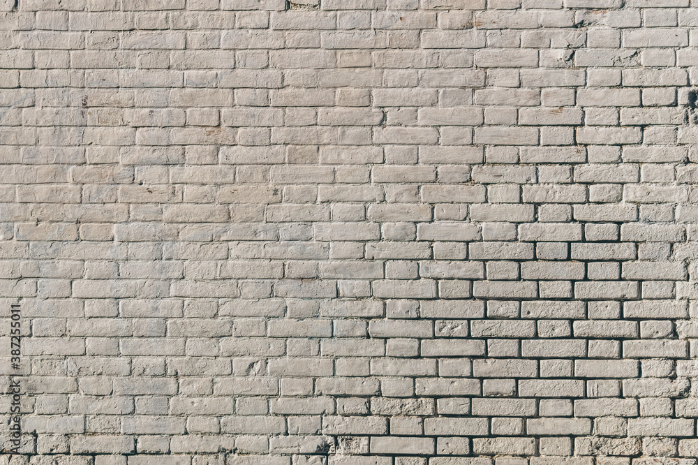 Background and texture of old rough gray brick wall Background and texture of old rough gray brick wall