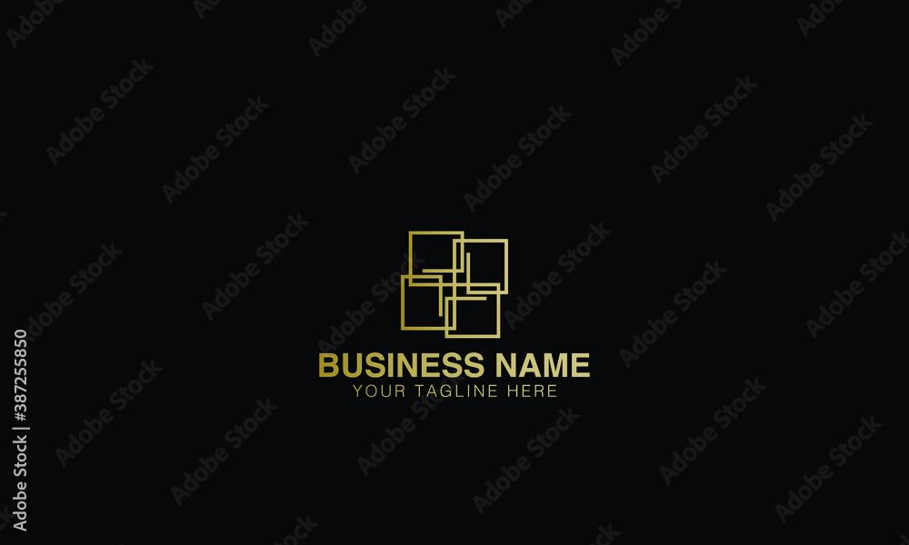 luxury abstract line art logotype creative logo design template vector ...