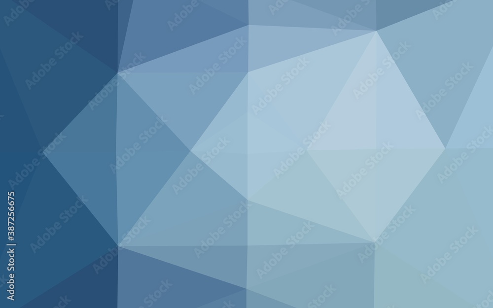 Light BLUE vector abstract mosaic pattern. Light BLUE vector abstract mosaic pattern.