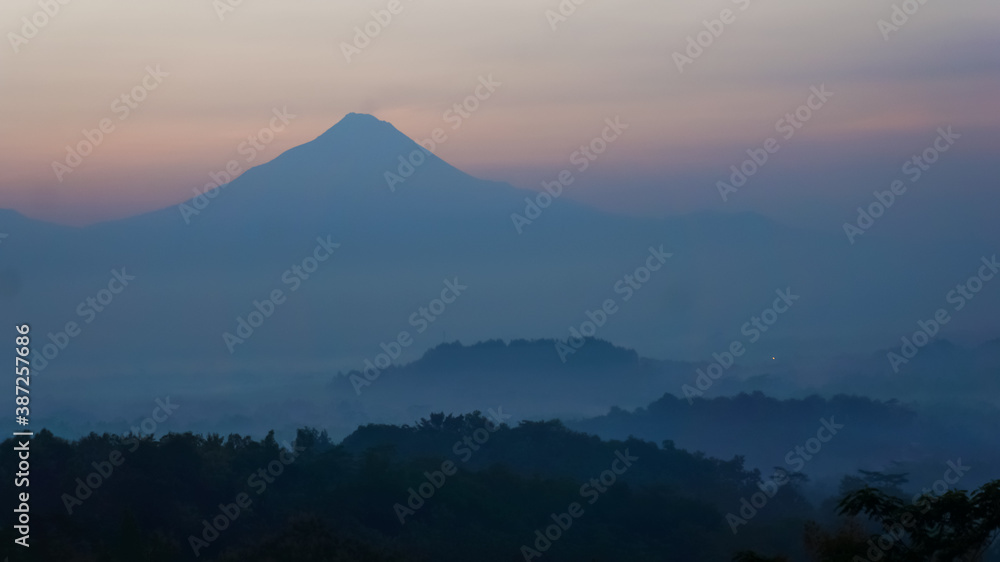 sunrise over the mountains